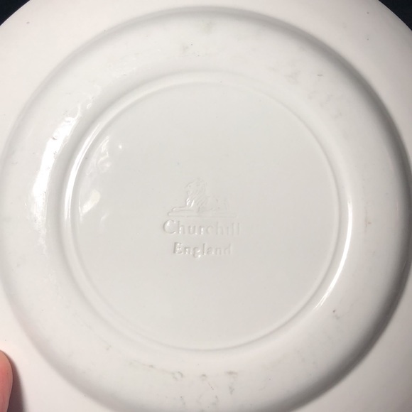 Vintage Blue Willow Plates 8” by Churchill | England - Picture 6 of 6